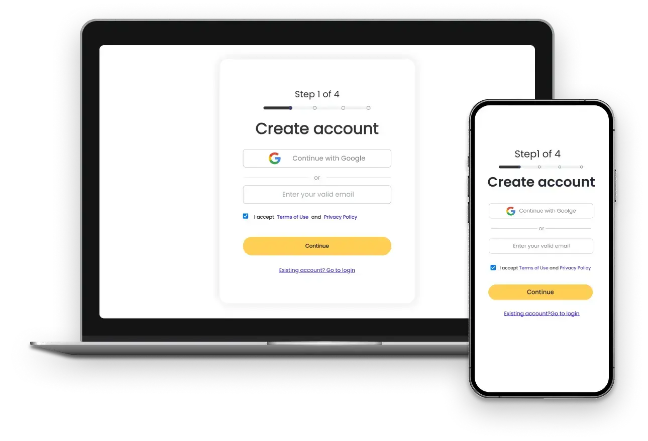 Choose your usual email as your account, set a password and register a spyx account.