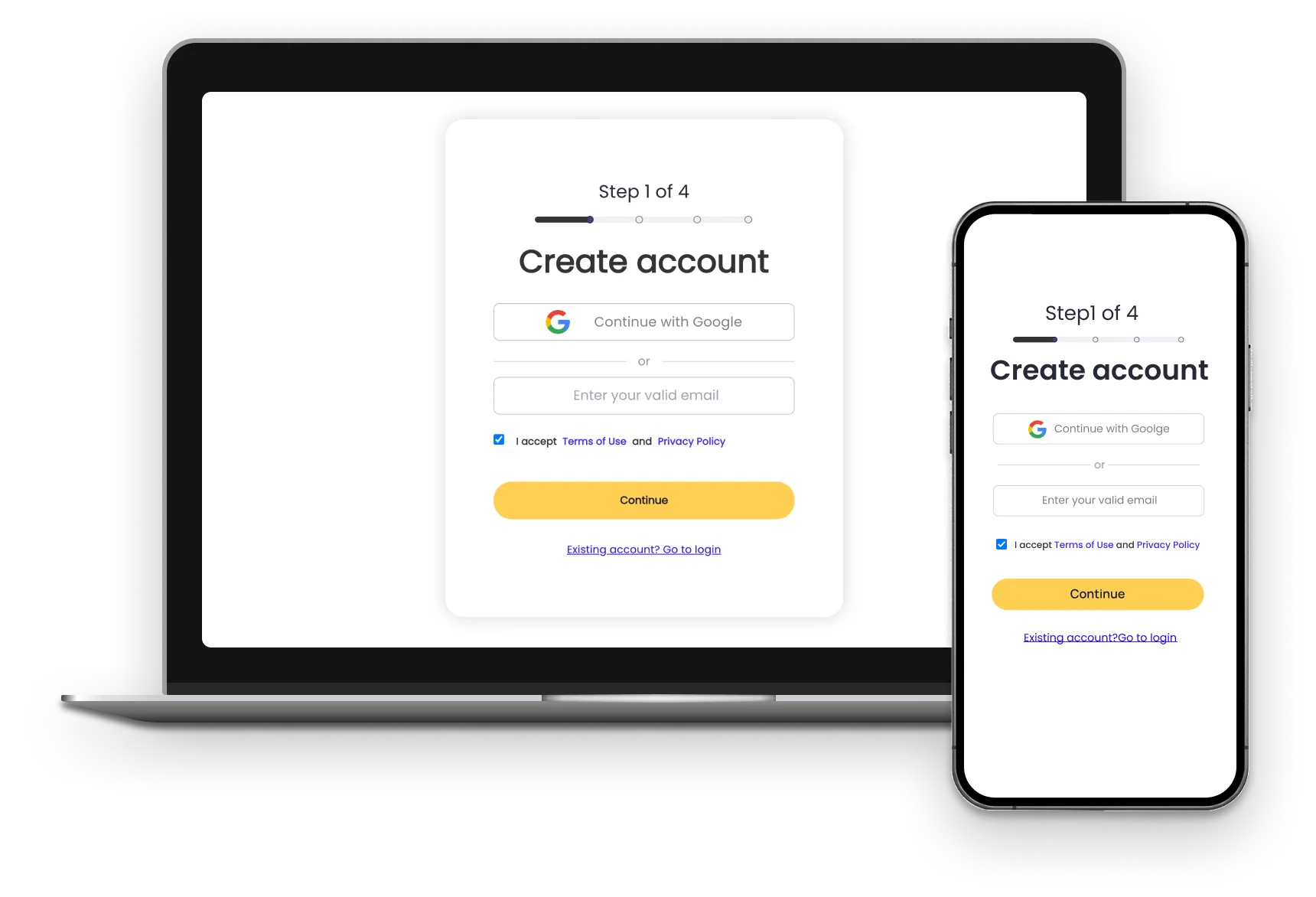 Choose your usual email as your account, set a password and register a spyx account.